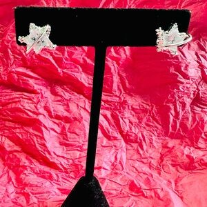 Silver Star Earrings